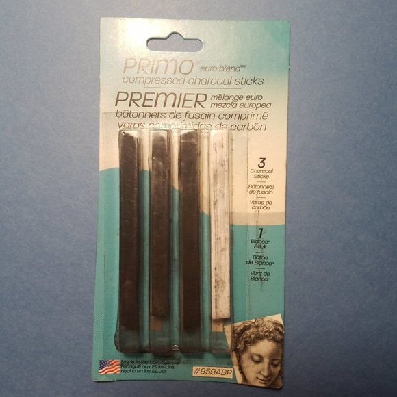 Primo Euro Blend Compressed Charcoal set NEW - Picture 2 of 3